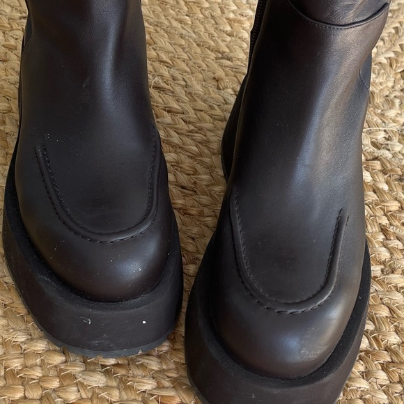 Free People NWT Paloma Barcelo Brown Knee low platform High Boot Best Selker❤️🌈 - Picture 8 of 17